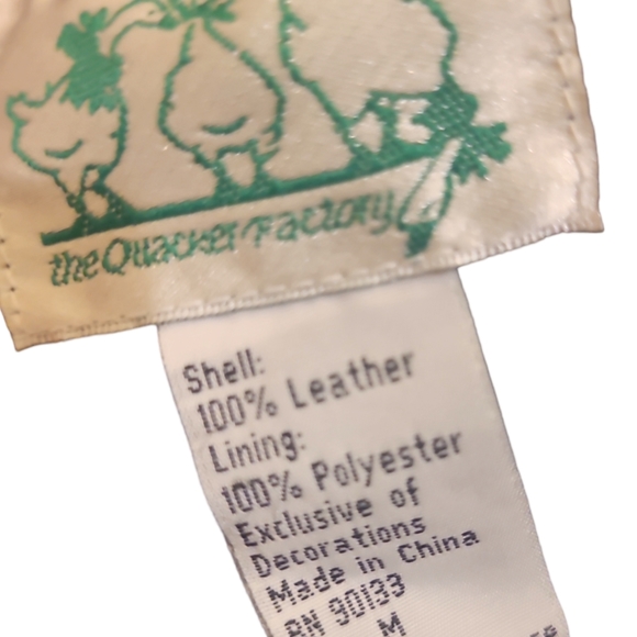 Vintage Leather Floral Embroidery Jacket Medium - Picture 5 of 9